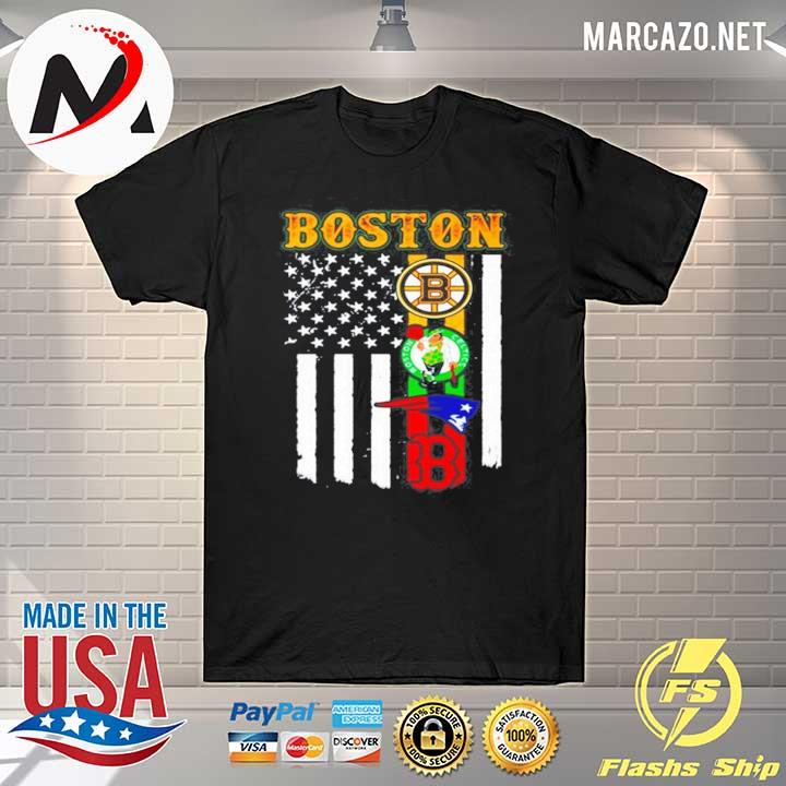 Boston Sports Teams American Flag Shirt