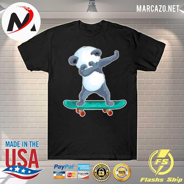 Panda Skateboarding Skater apparel Dabbing Panda Skateboard shirt