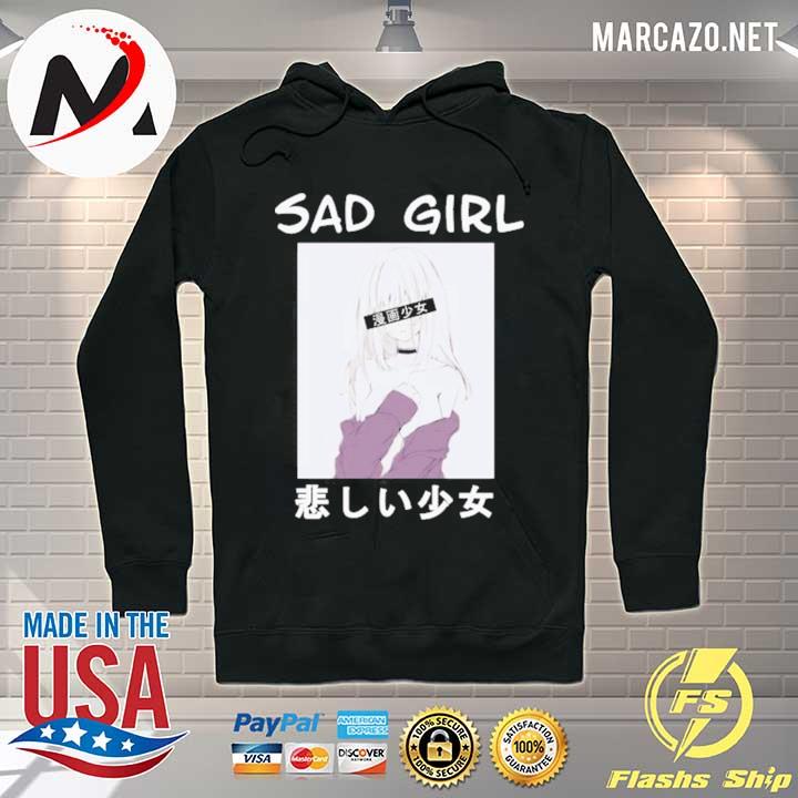 Perfect pretty japanese manga girl sad girl Shirt Hoodie