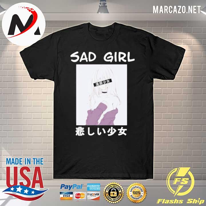 Perfect pretty japanese manga girl sad girl Shirt