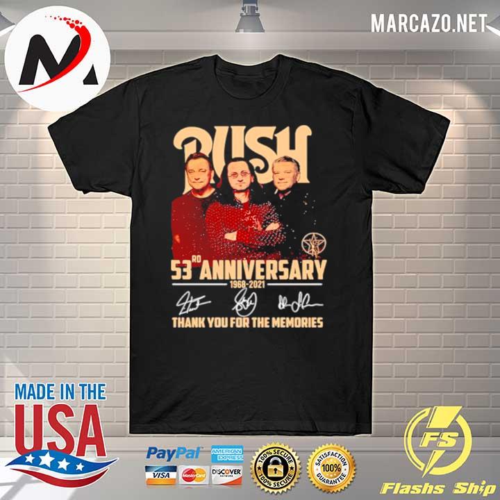 Push 53rd Anniversary 1968 2021 Thank You For The Memories Signature Shirt