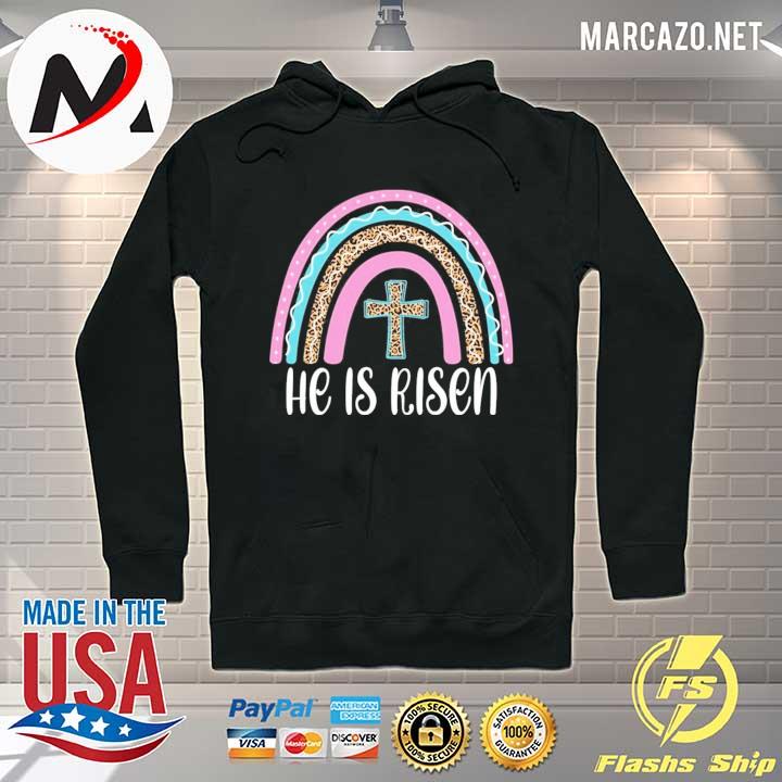 Rainbow he risen christian easter s Hoodie