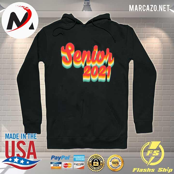 Senior 2021 retro vintage graduation s Hoodie