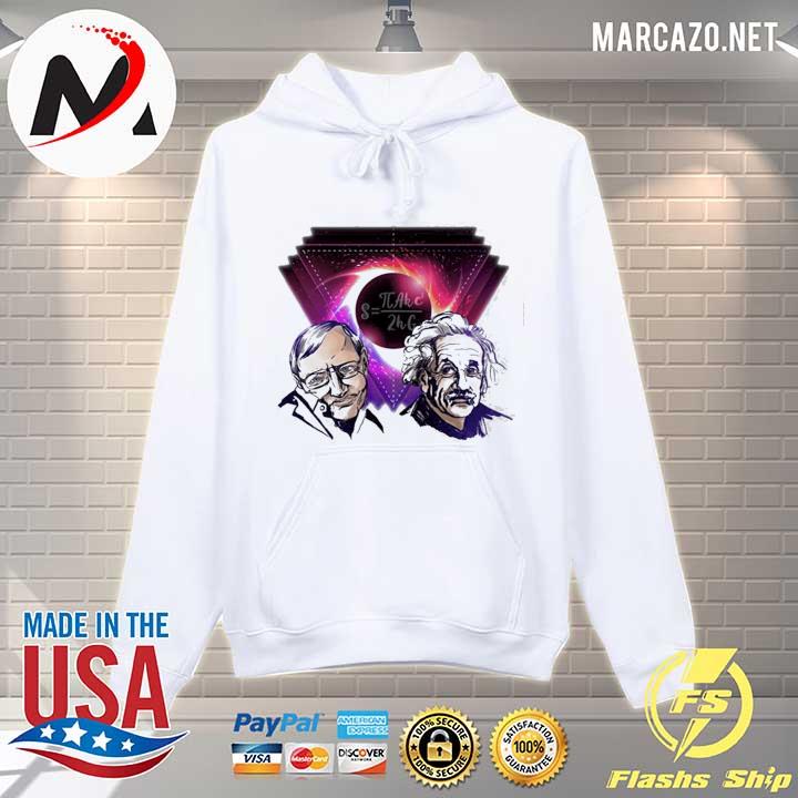 Stephen Hawking And Albert Einstein Black Hole Science Shirt Hoodie