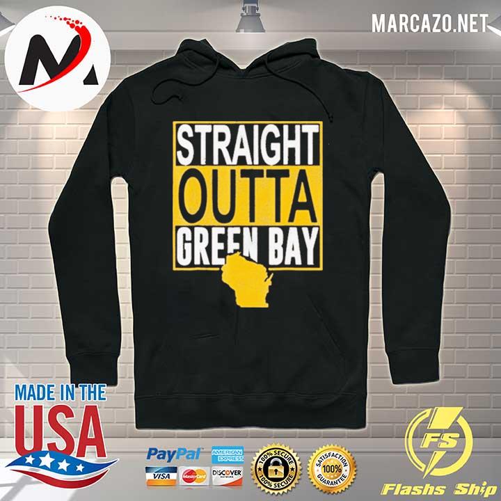 Straight outta green bay distressed 2021 s Hoodie