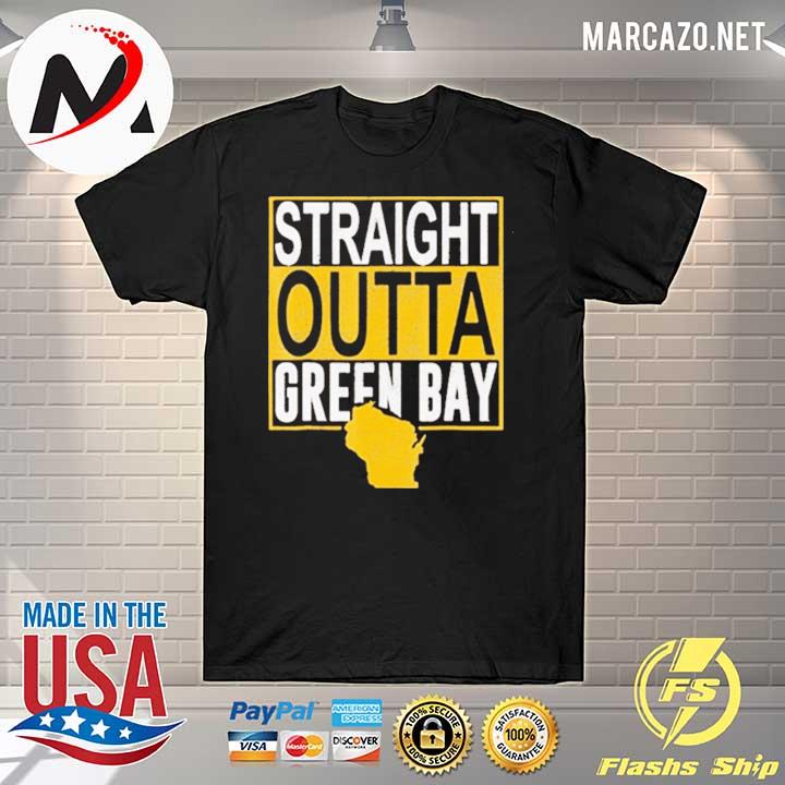 Straight outta green bay distressed 2021 shirt