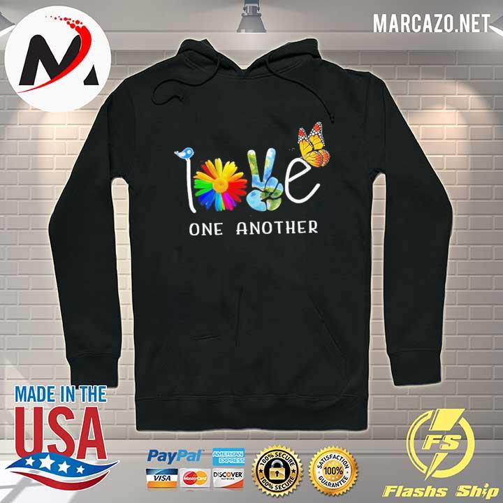 Sunshine world love one another color s Hoodie