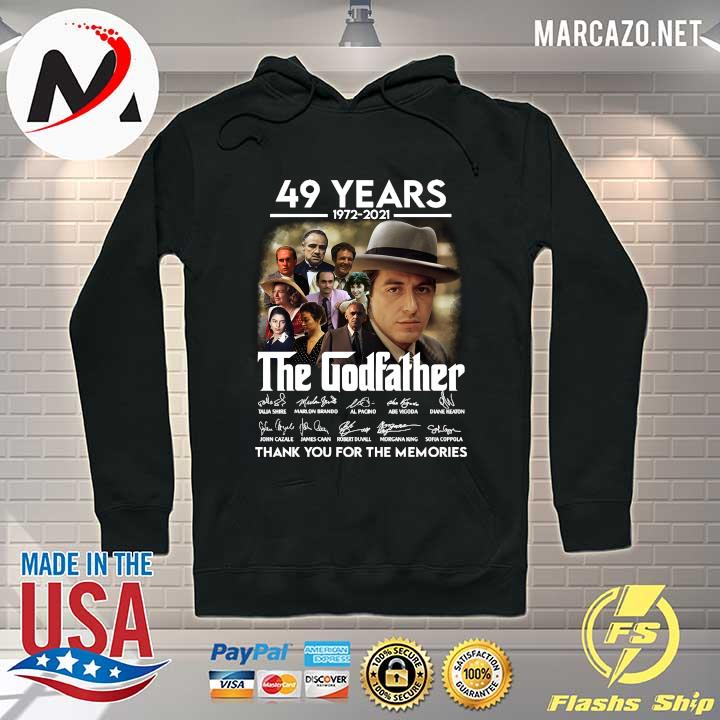 The Godfather 49 Years 1972 2021 thank You for the memories signatures s Hoodie