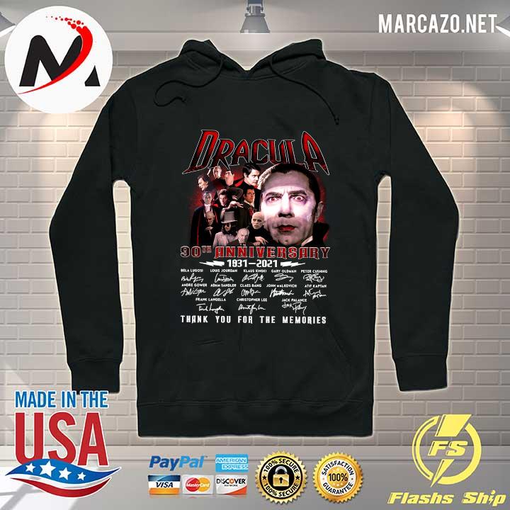 Trending Dracula 90TH Anniversary 1931 2021 thank You for the memories signatures s Hoodie