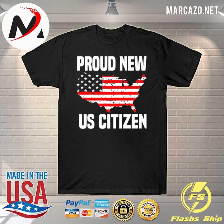 Us citizen 2021 American flag proud us citizenship shirt