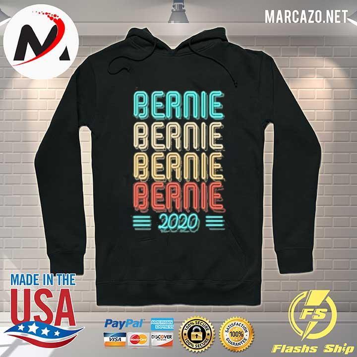 Vintage bernie sanders 2021 us president campaign neon style s Hoodie