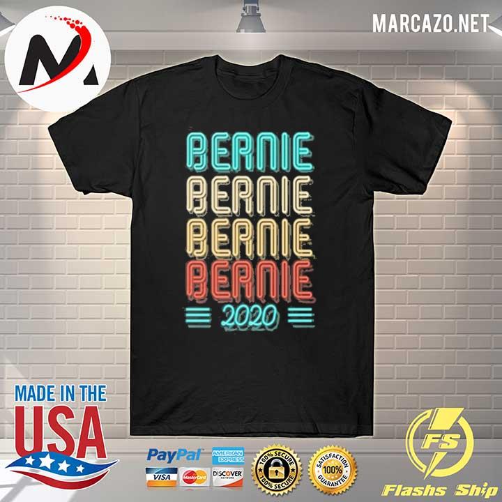 Vintage bernie sanders 2021 us president campaign neon style shirt