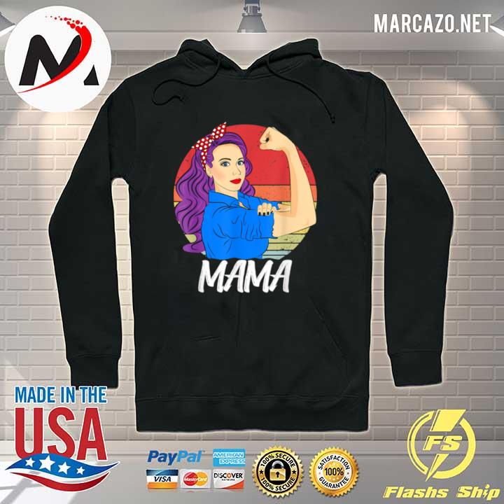 Vintage sunset retro mama s Hoodie