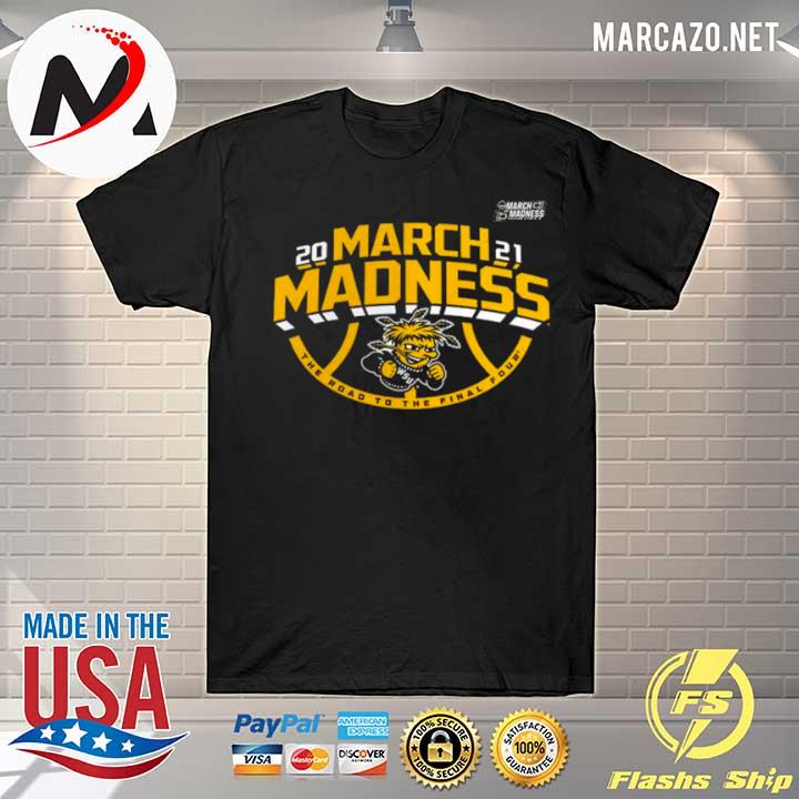 Wichita state shockers 2021 march madness bound ticket shirt