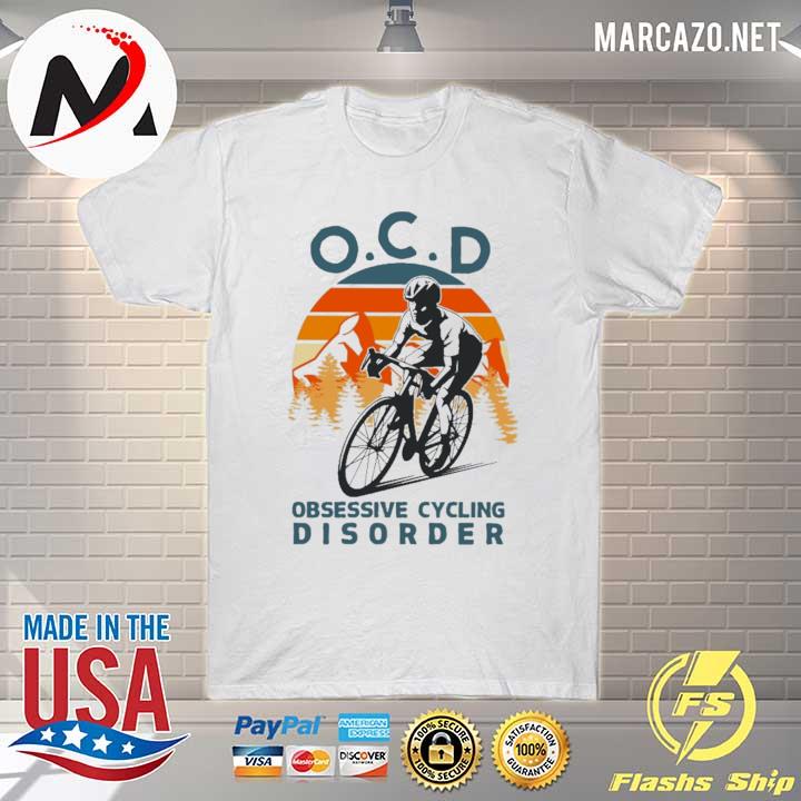 Bicycle Ocd Obsessive Cycling Disorder Vintage Shirt