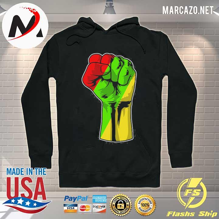 Black history fist african flag black pride s Hoodie