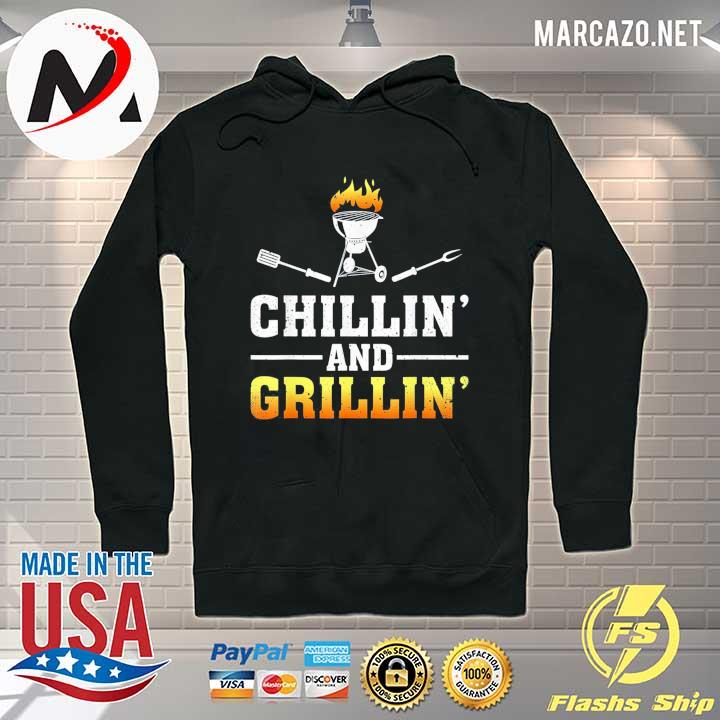 Chillin grillin fathers day bbq barbeque classic Hoodie