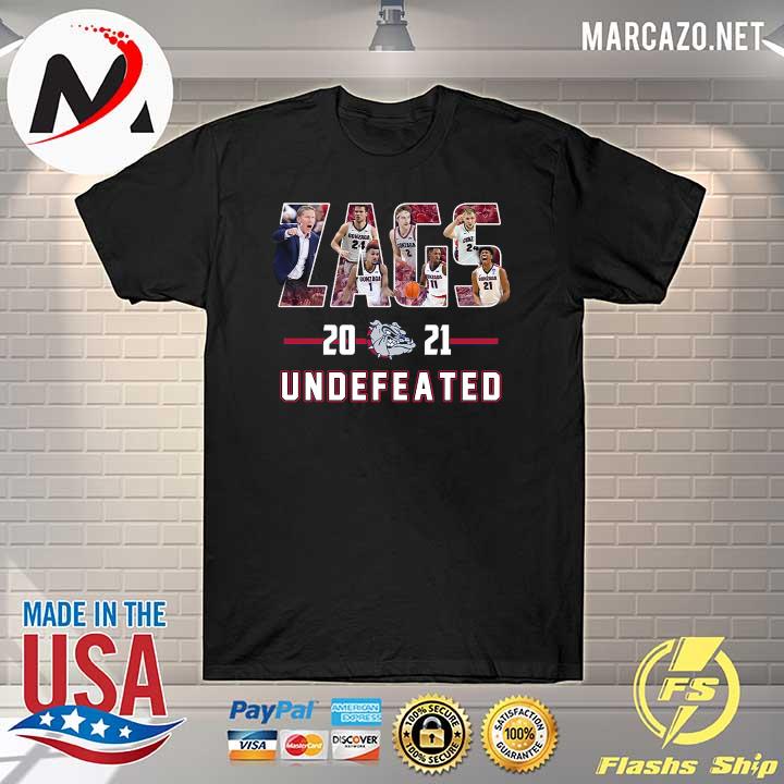 Original gonzaga bulldog zags 2021 undefeated shirt