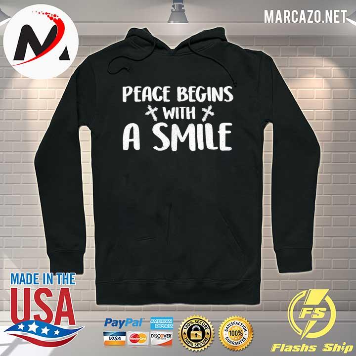 Peace begins with a smile mother teresa catholic s Hoodie