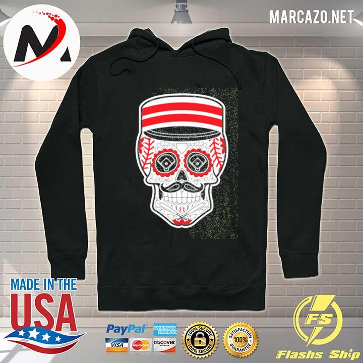 Reds sugar skull Hoodie