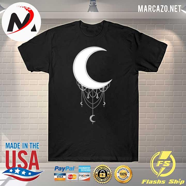 Crescent moon aesthetic goth soft grunge gothic wicca witchy shirt