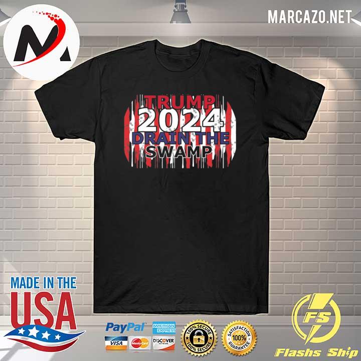 Donald Trump 2024 drain the swamp presidential election shirt