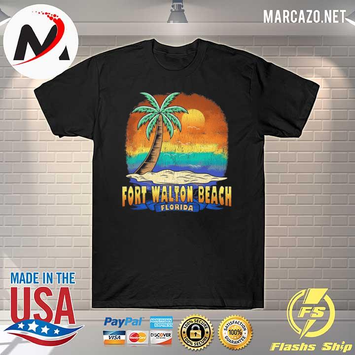 Fort walton beach Florida vintage distressed souvenir shirt