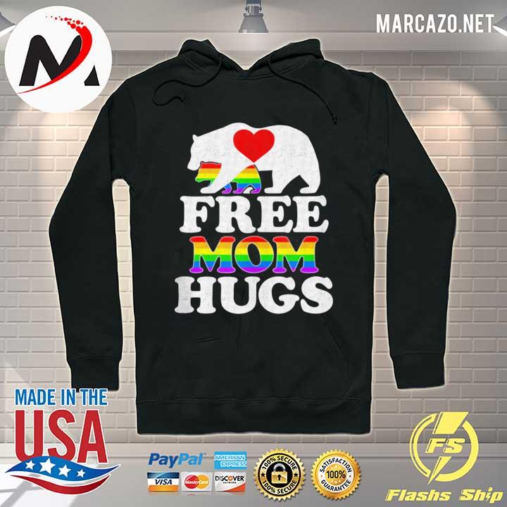 Gay LGBT pride mama bear for women free mom hugs tank top Hoodie