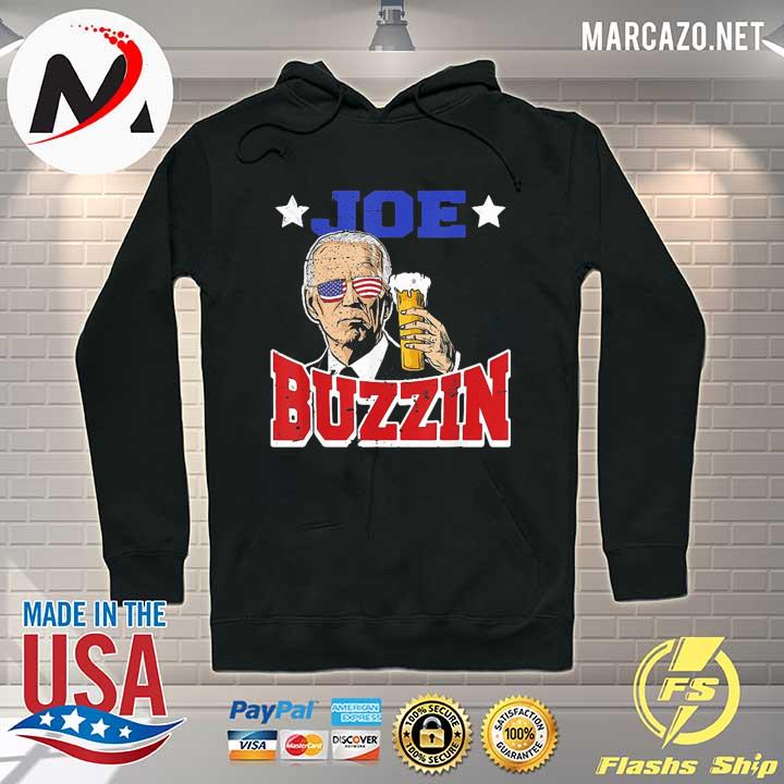 Joe buzzin' president Joe Biden funny july 4th drinking Hoodie