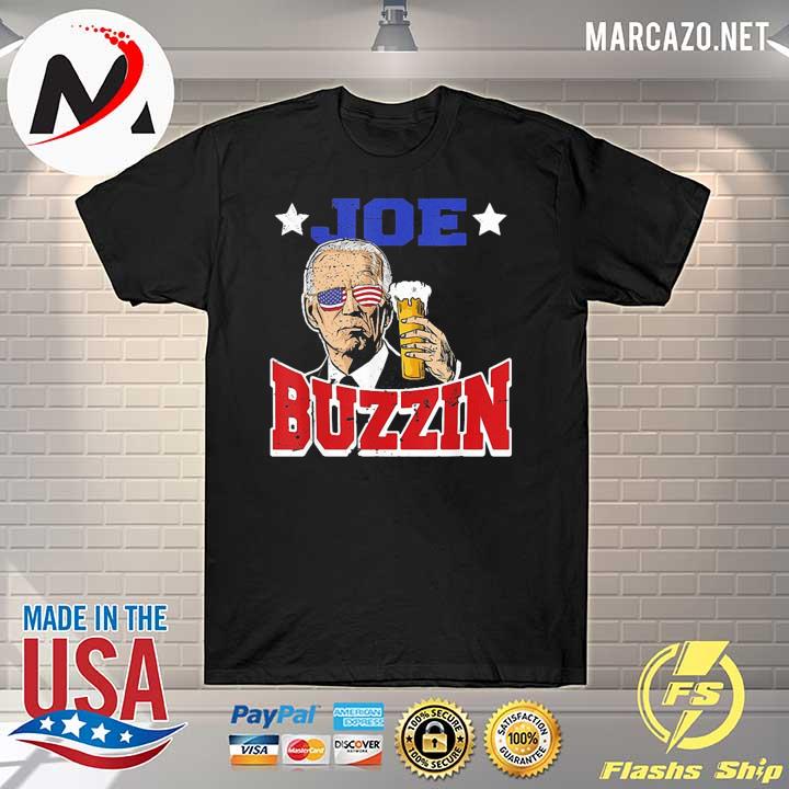 Joe buzzin' president Joe Biden funny july 4th drinking shirt