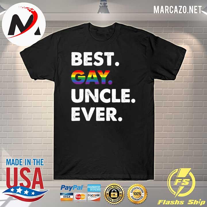 LGBT pride best gay uncle ever shirt