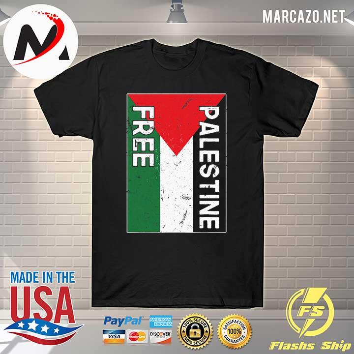 Palestine flag free gaza I stand with free palestine shirt