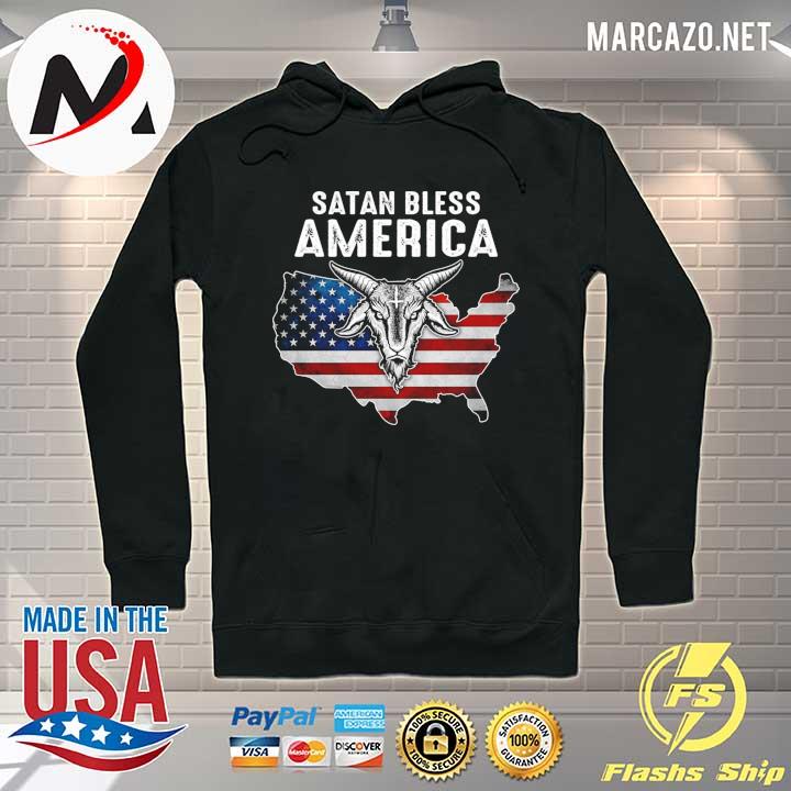 Satan Bless America American Flag Shirt Hoodie