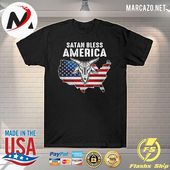 Satan Bless America American Flag Shirt