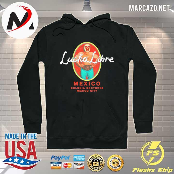 Womens lucha libre wrestling vintage luchador wrestler retro Hoodie