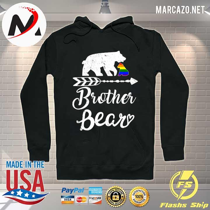 Brother bear lgbt Christmas rainbow pride gay lesbian sweater Hoodie