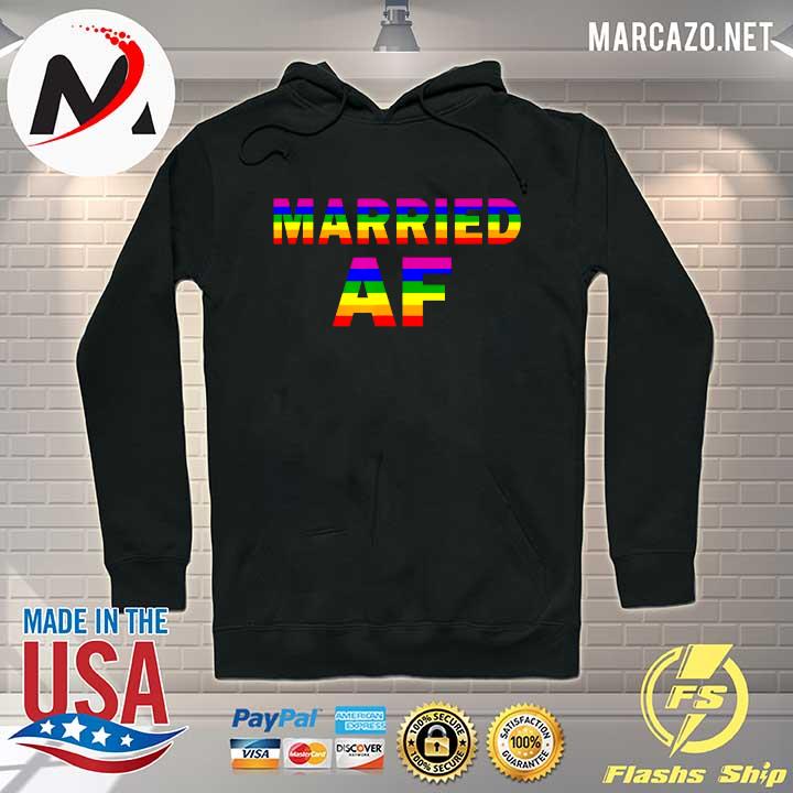 Gay pride married af marriage equality lgbt lesbian s Hoodie