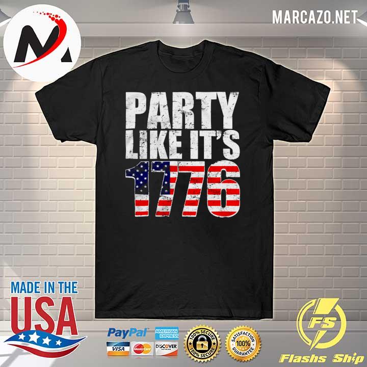 Party Like It's 1776 American Flag Shirt