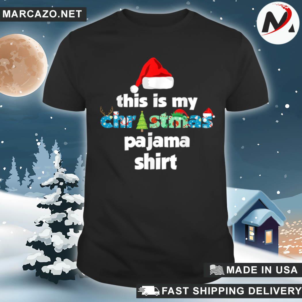 This is my christmas pajama funny christmas love sweatshirt