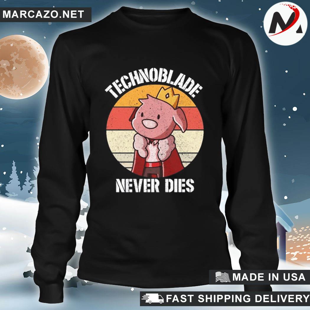 Technoblade never dies vintage shirt, hoodie, sweater, long sleeve