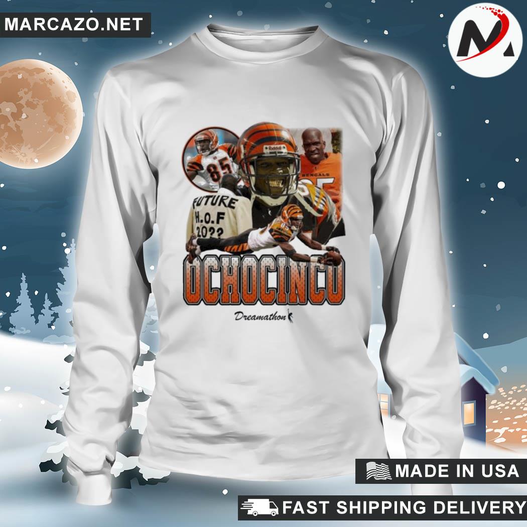 Cincinnati Bengals Dreamathon Merch Ochocinco 85 Dreams Shirt, hoodie,  sweater, long sleeve and tank top