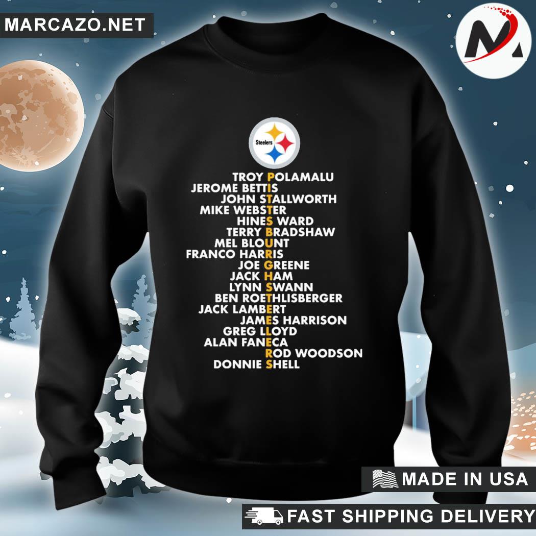 Pittsburgh Steelers troy polamalu jerome bettis john stallworth shirt,  hoodie, sweater, long sleeve and tank top