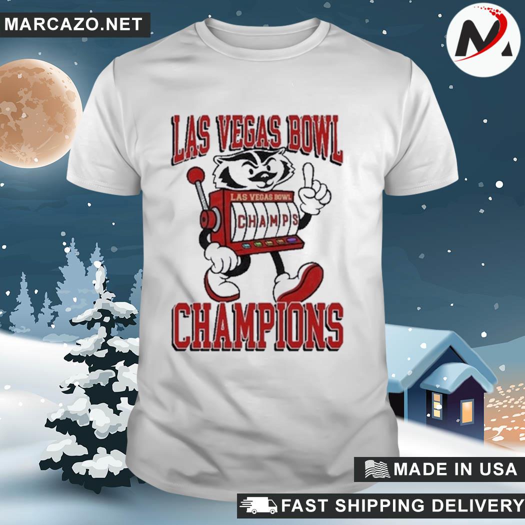 Awesome 2021 Wisconsin Las Vegas Bowl Champions T-Shirt