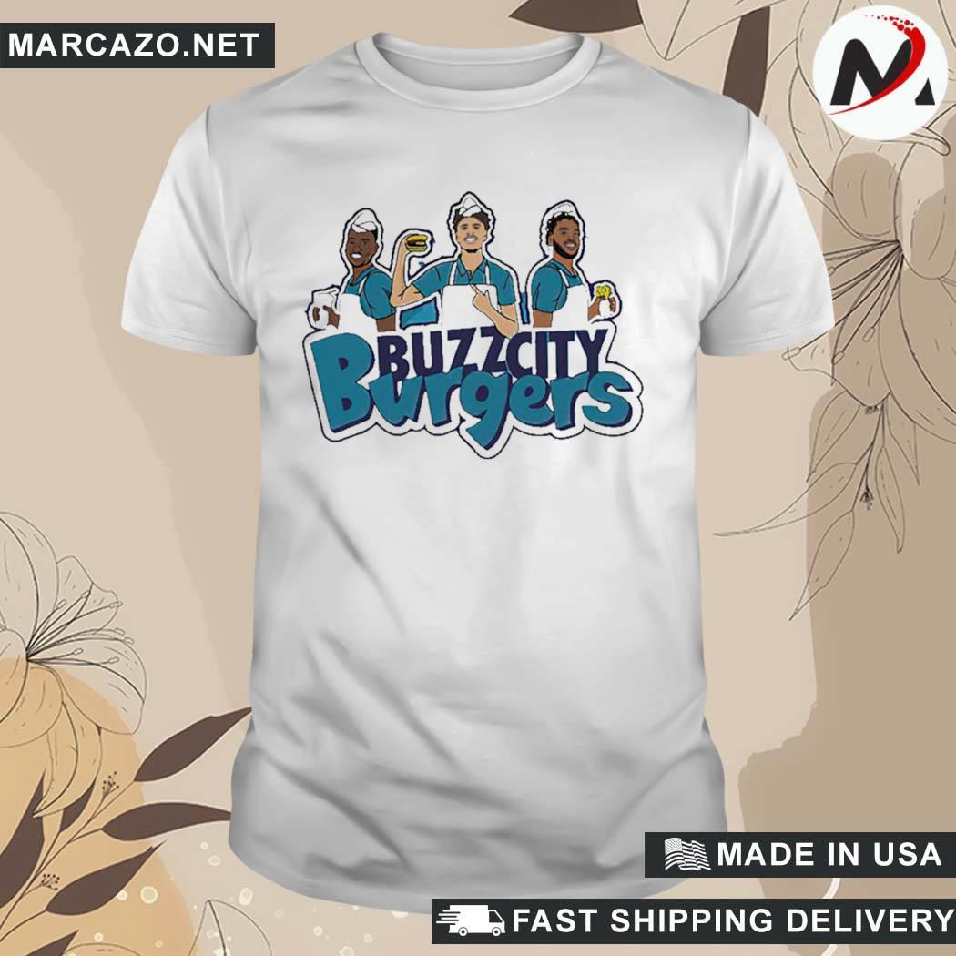 Official buzz city burgers shirt