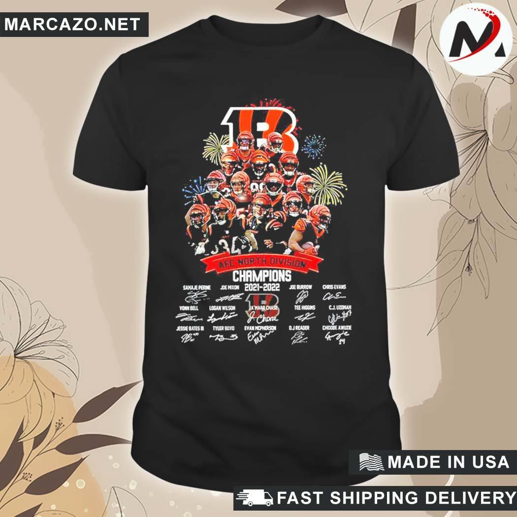 Cincinnati Bengals 2021 2022 Afc North Division Champions Shirt