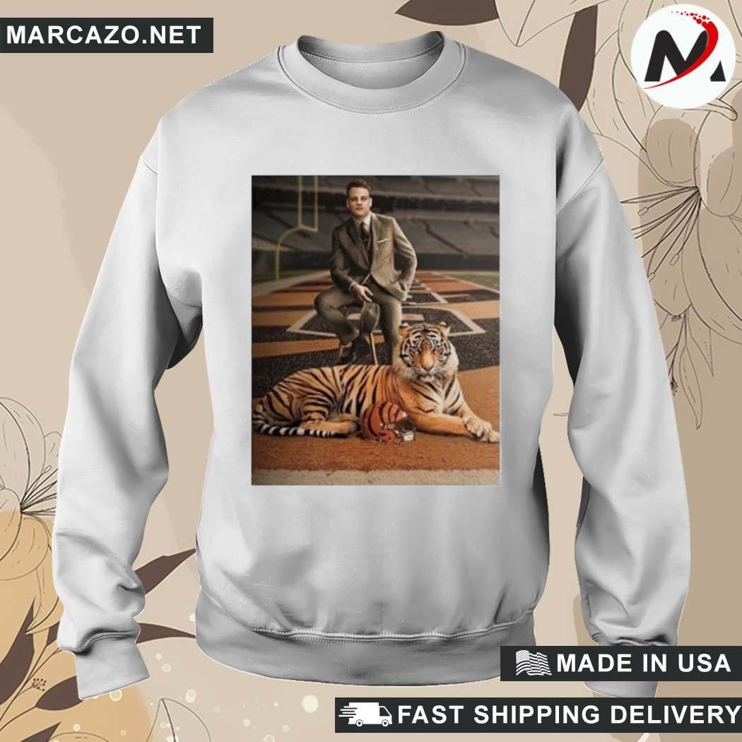 Joe Burrow king of the jungle shirt, hoodie, sweater, long sleeve and tank  top