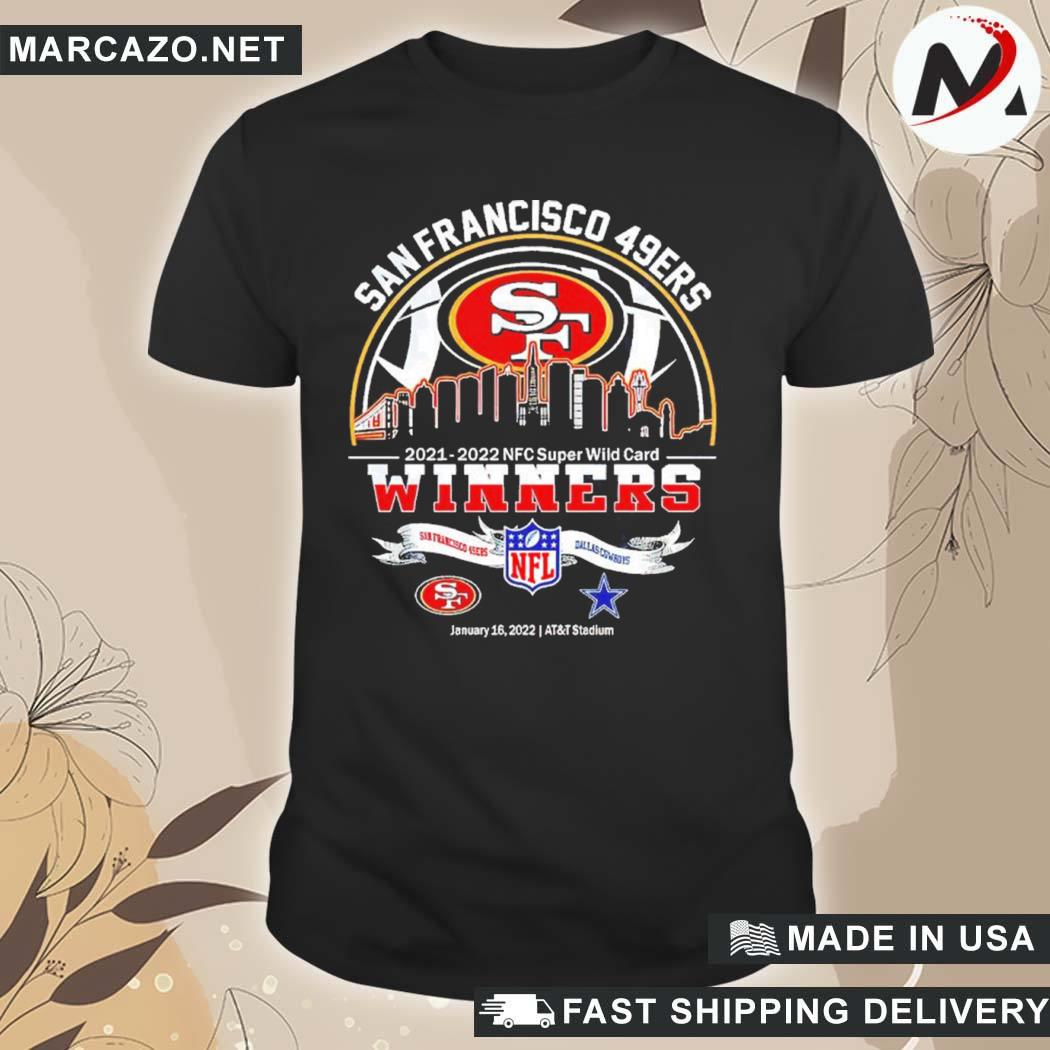 San Francisco 49ers Vs Dallas Cowboys 2021-2022 Super Wild Card T