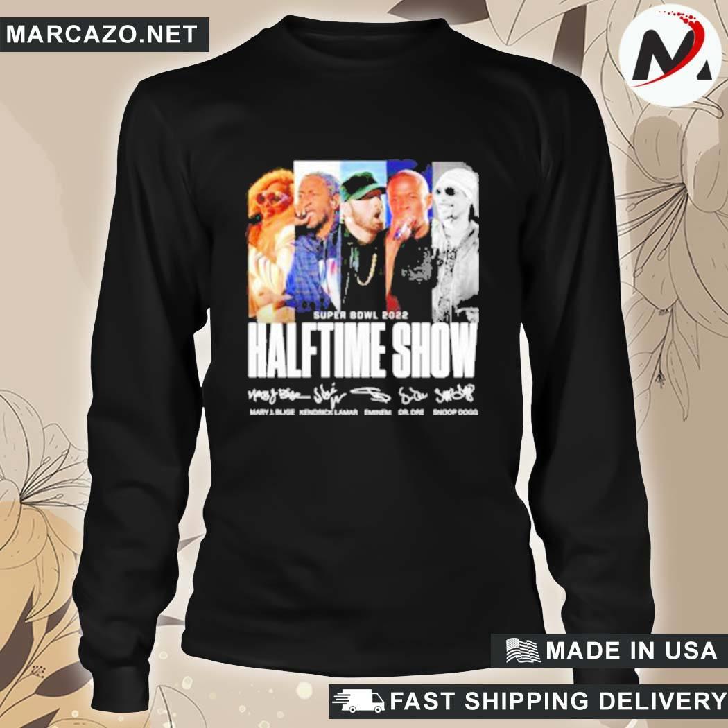 Super Bowl 2022 Halftime Show signatures shirt, hoodie, sweater, long  sleeve and tank top