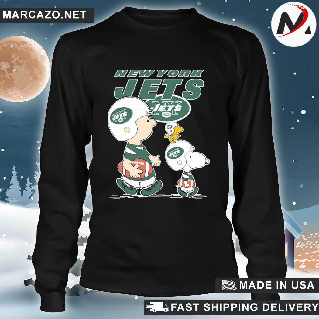 New York Jets Snoopy and Charlie Brown with Woodstock cartoon T-shirt,  hoodie, sweater, long sleeve and tank top