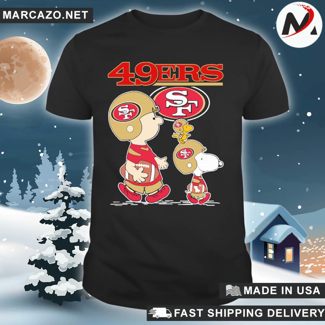 Snoopy And Woodstock I Only Roll With The San Francisco 49ers T-Shirt - T- shirts Low Price